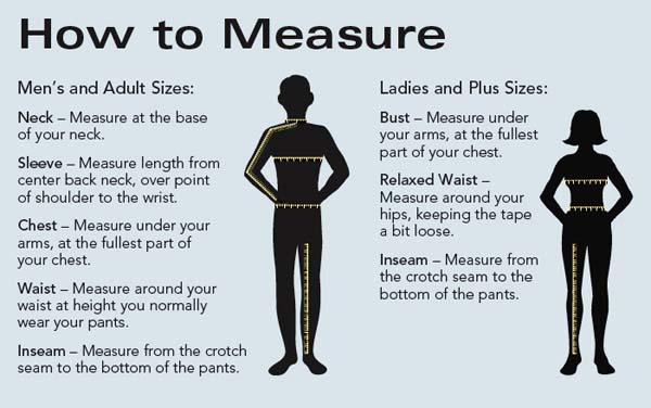 Size and Fit Charts